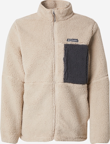 COLUMBIA Toiminnallinen fleecetakki 'Mountainside' värissä ruskea: etupuoli