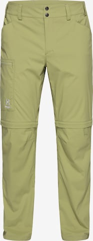 Haglöfs Regular Outdoor Pants 'Lite Standard Zip-off' in Green: front