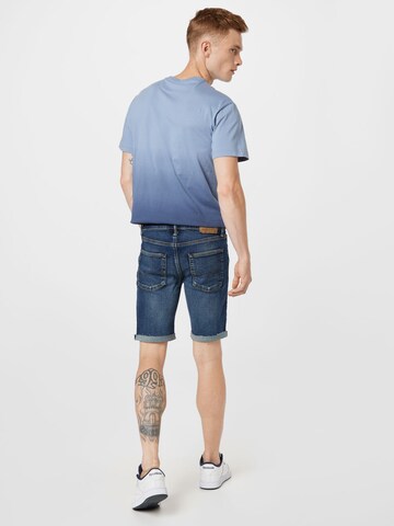 American Eagle Regular Shorts in Blau