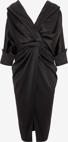 acob a porter Abendkleid in Schwarz: Vorderseite