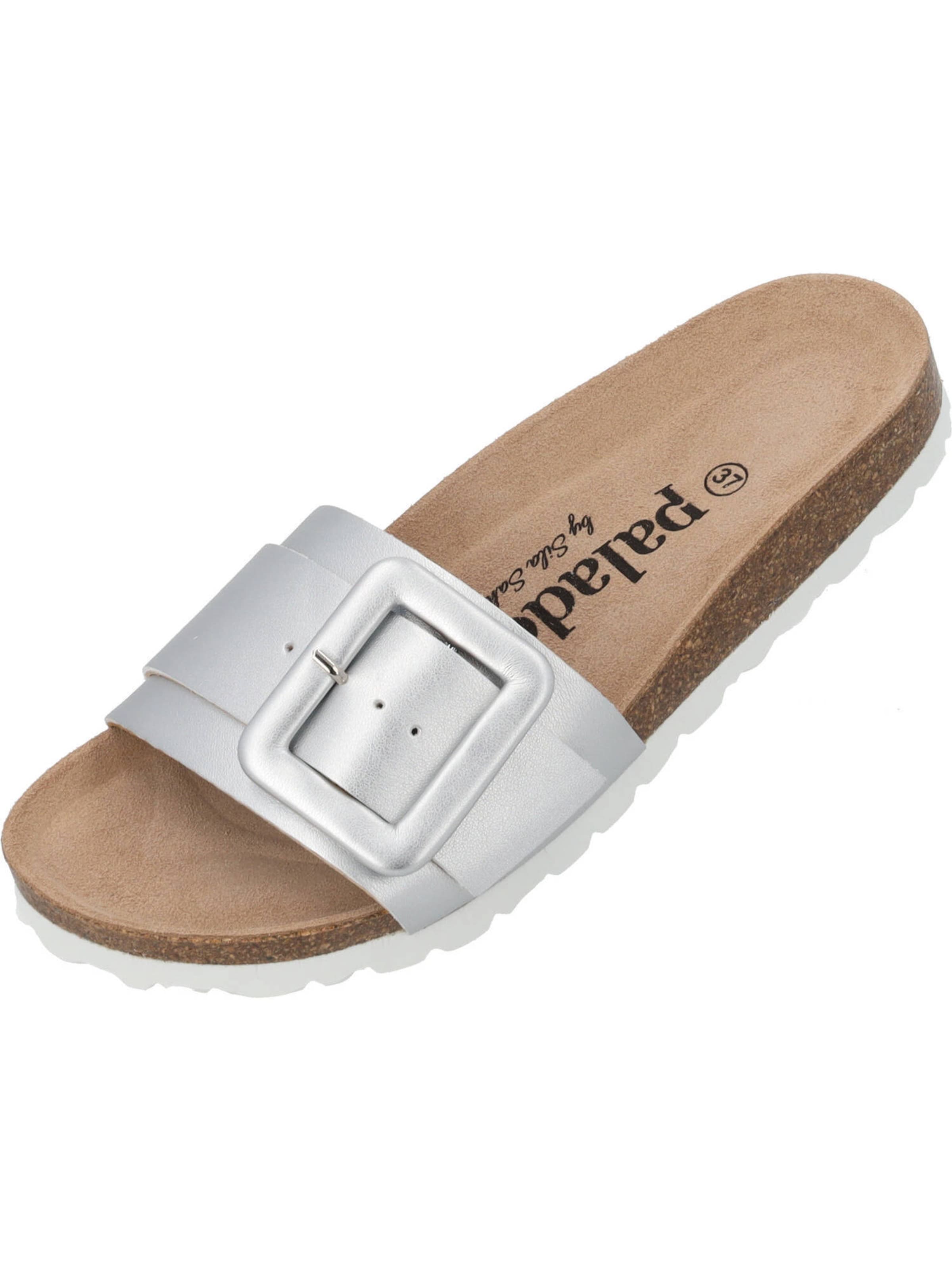 Saboți 'Arrus' de la Palado by Sila Sahin pe argintiu: față