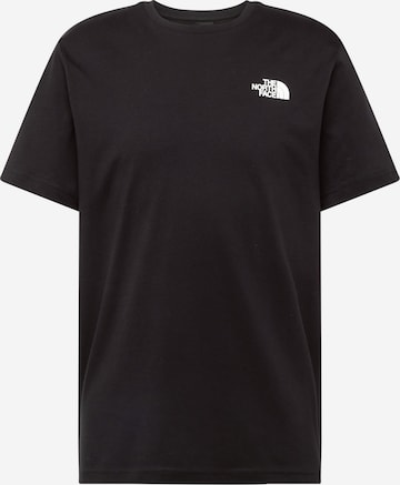 THE NORTH FACE T-shirt 'REDBOX' i svart: framsida