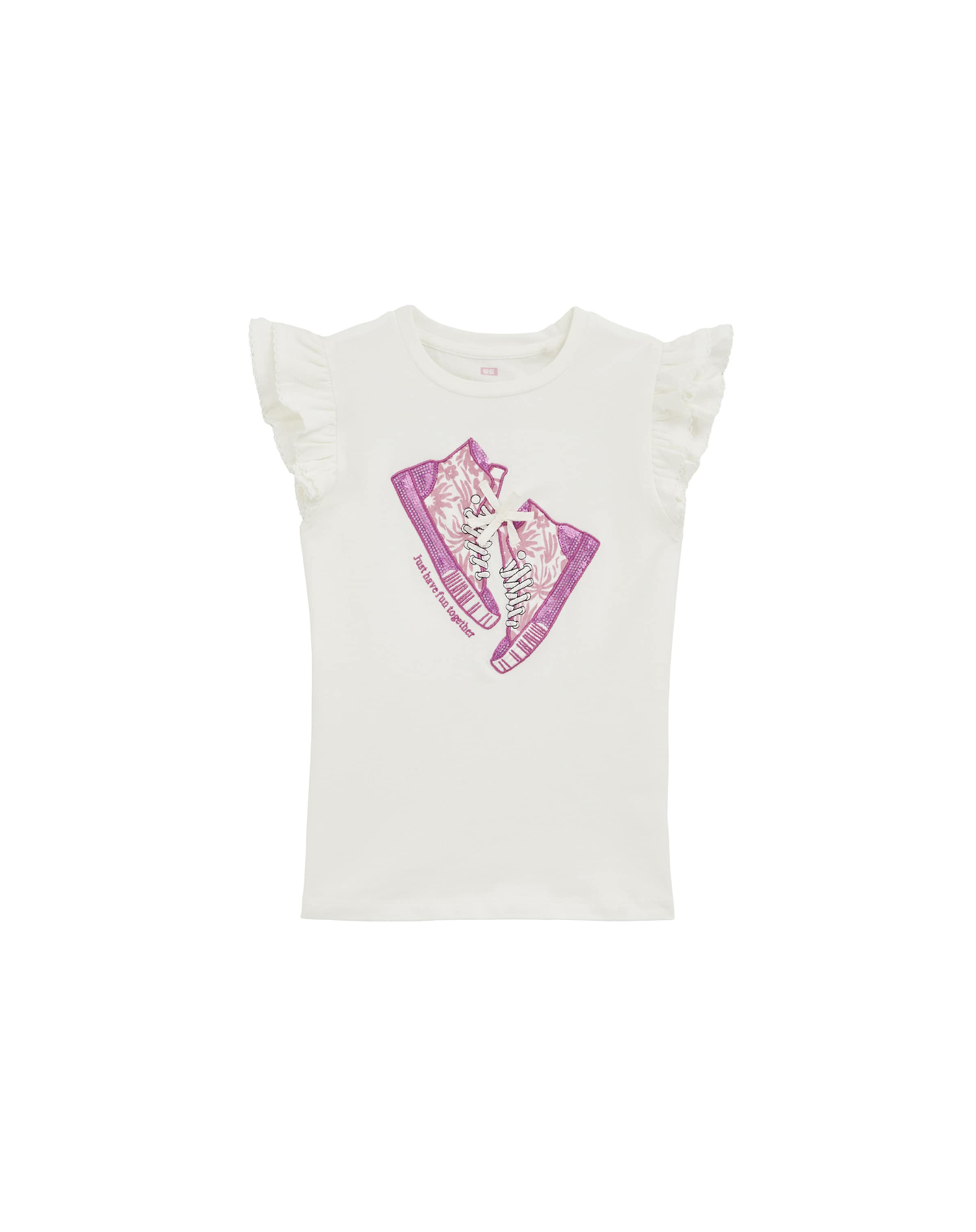 WE Fashion Μπλουζάκι σε λευκό: μπροστά