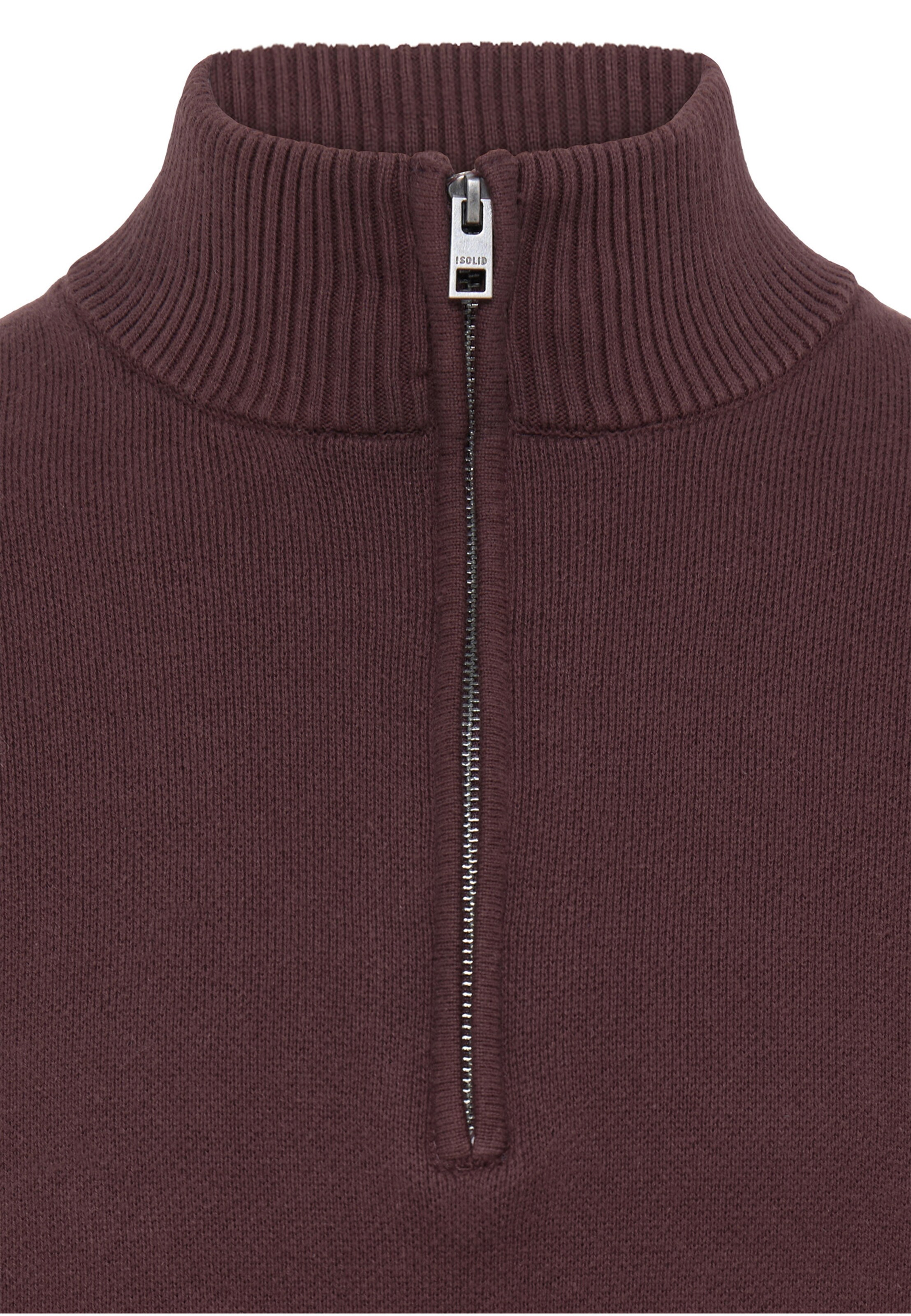 !Solid Pullover 'SDRyker' in Braun