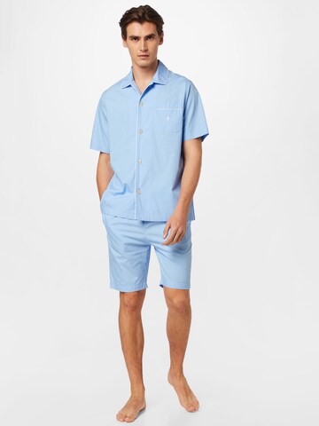 Polo Ralph Lauren - Pijama corto en azul: frente