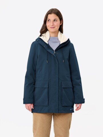 VAUDE Parka 'Manukau III' in Blau: Vorderseite