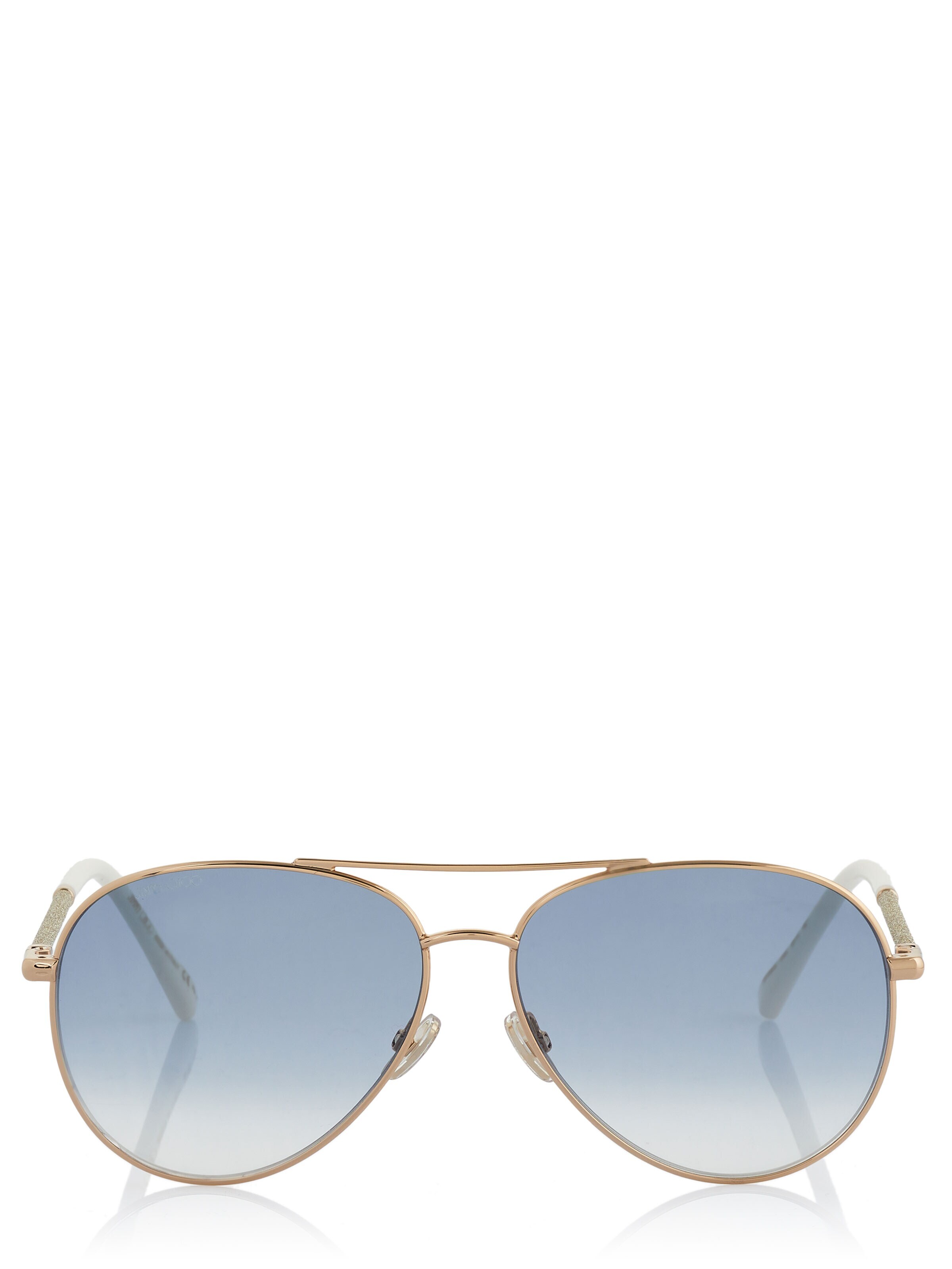 JIMMY CHOO Sonnenbrille 'Jimmy Choo Sonnenbrille'‌‌‌‌‌‌‌‌‌‌ in Gold: Vorderseite
