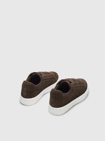 SELECTED Sneakers laag 'SLFEVA' in Bruin