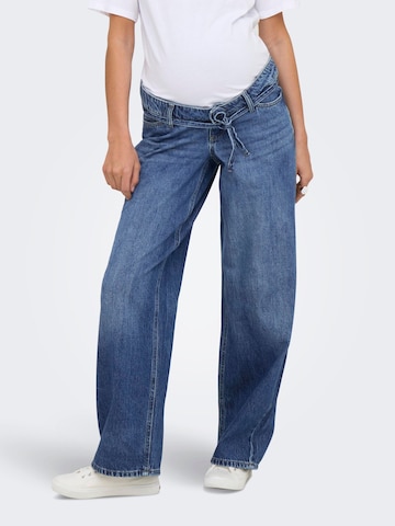 Baggy Jeans 'OLMGianna' di Only Maternity in blu: frontale