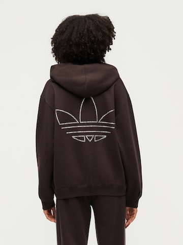 ADIDAS ORIGINALS Свитшот 'STUDDED' в Коричневый: спереди