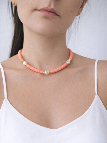 Secret Stones Necklace 'Aura' in Orange