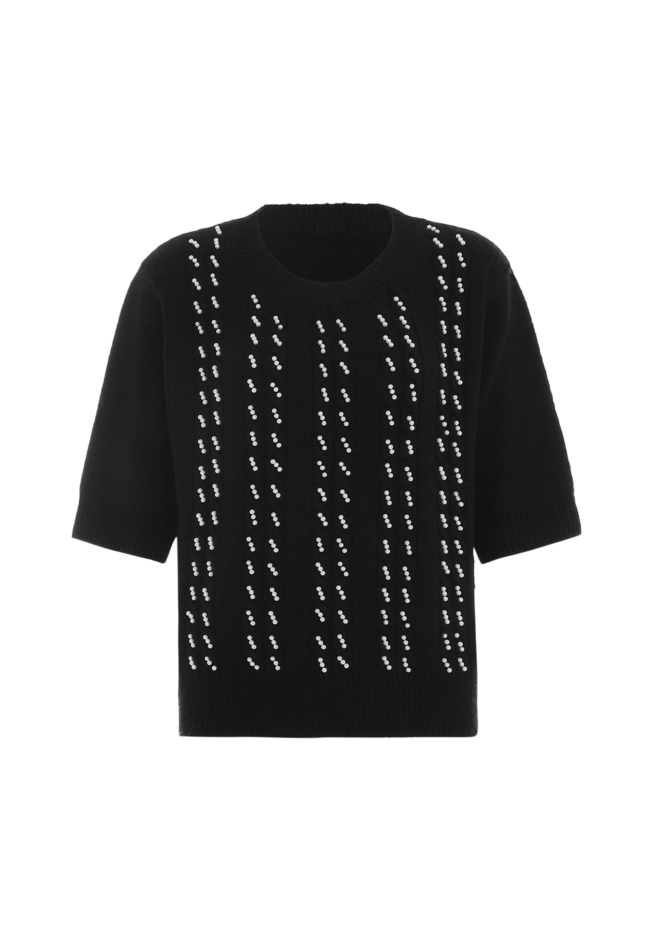 juoda faina Megztinis: priekis