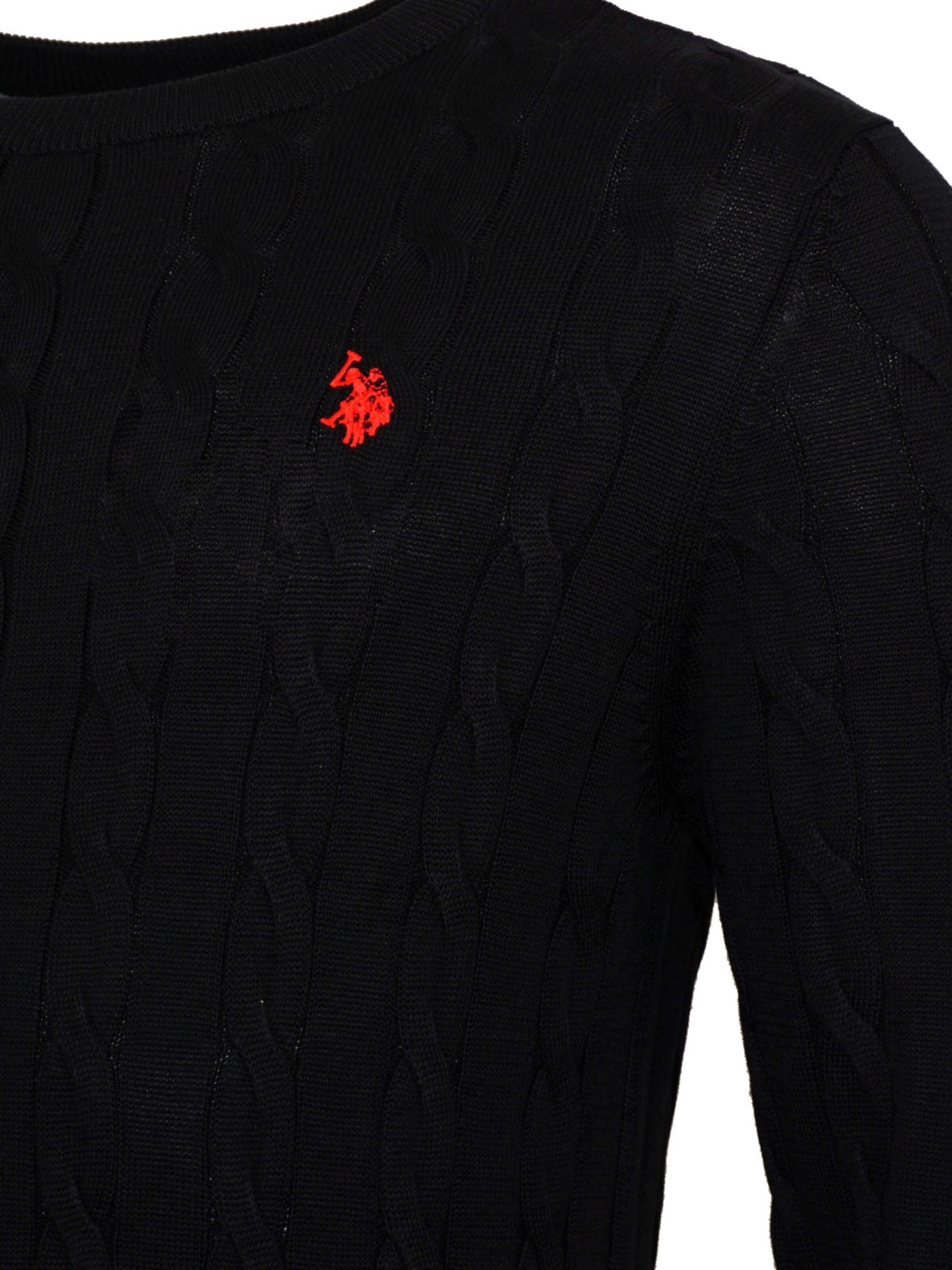 U.S. POLO ASSN. Pullover i sort