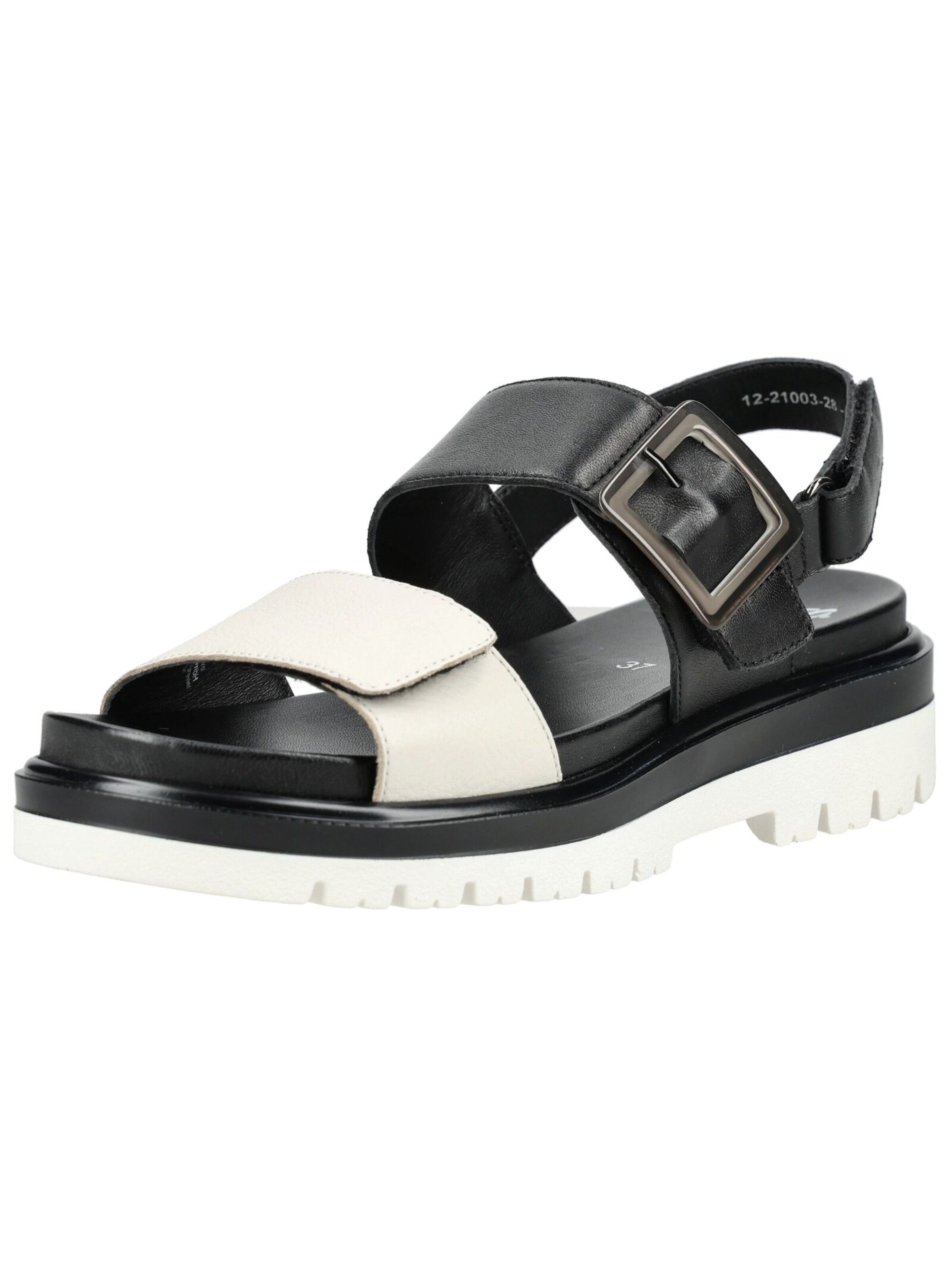 Sandalo di ARA in nero: frontale