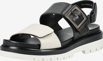 Sandalo di ARA in nero: frontale