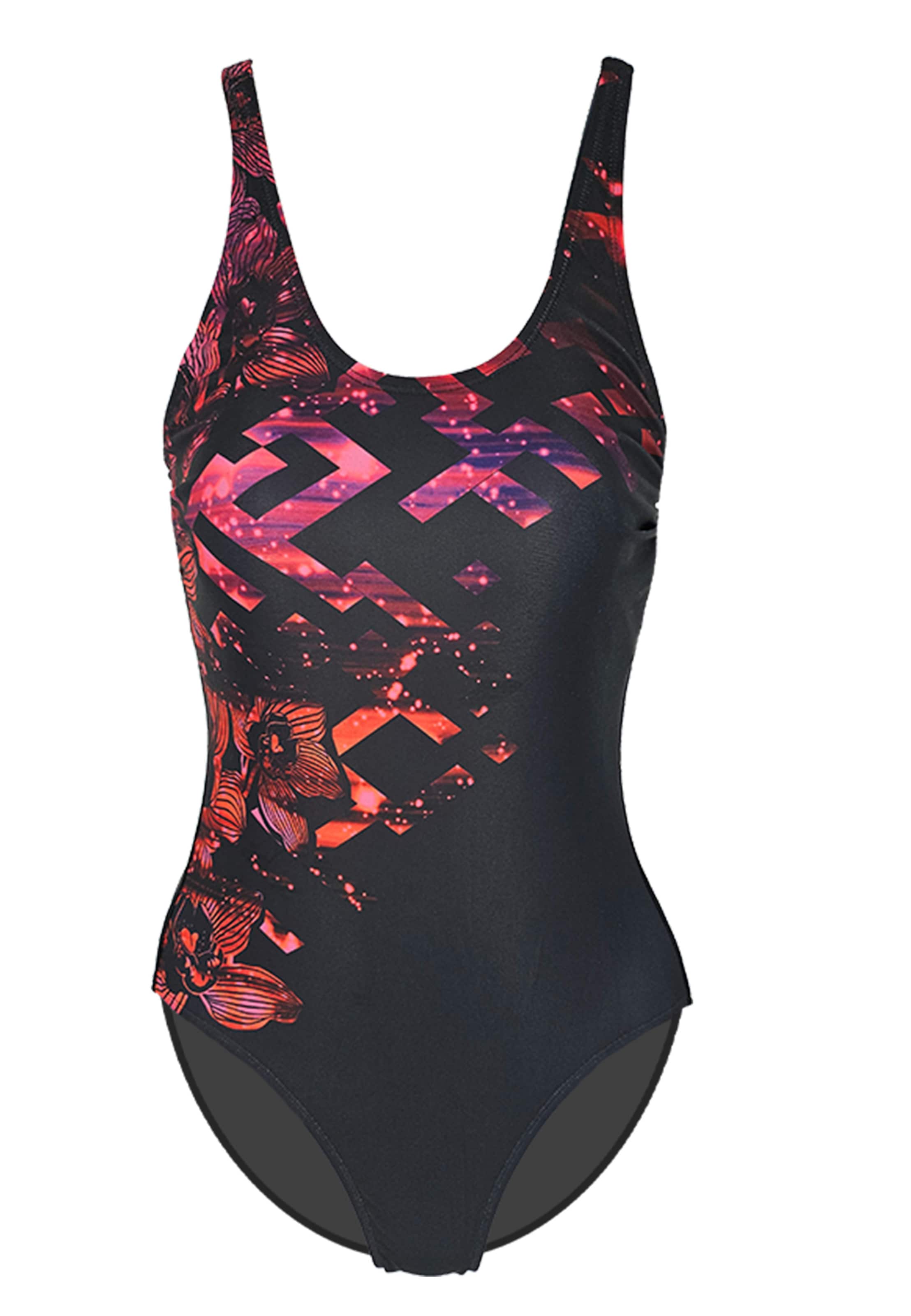 BECO the world of aquasports Badeanzug 'Aqua Classic' in Schwarz: Vorderseite