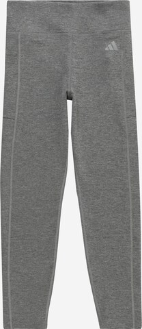 ADIDAS SPORTSWEAR Skinny Workout Pants in Grey: front