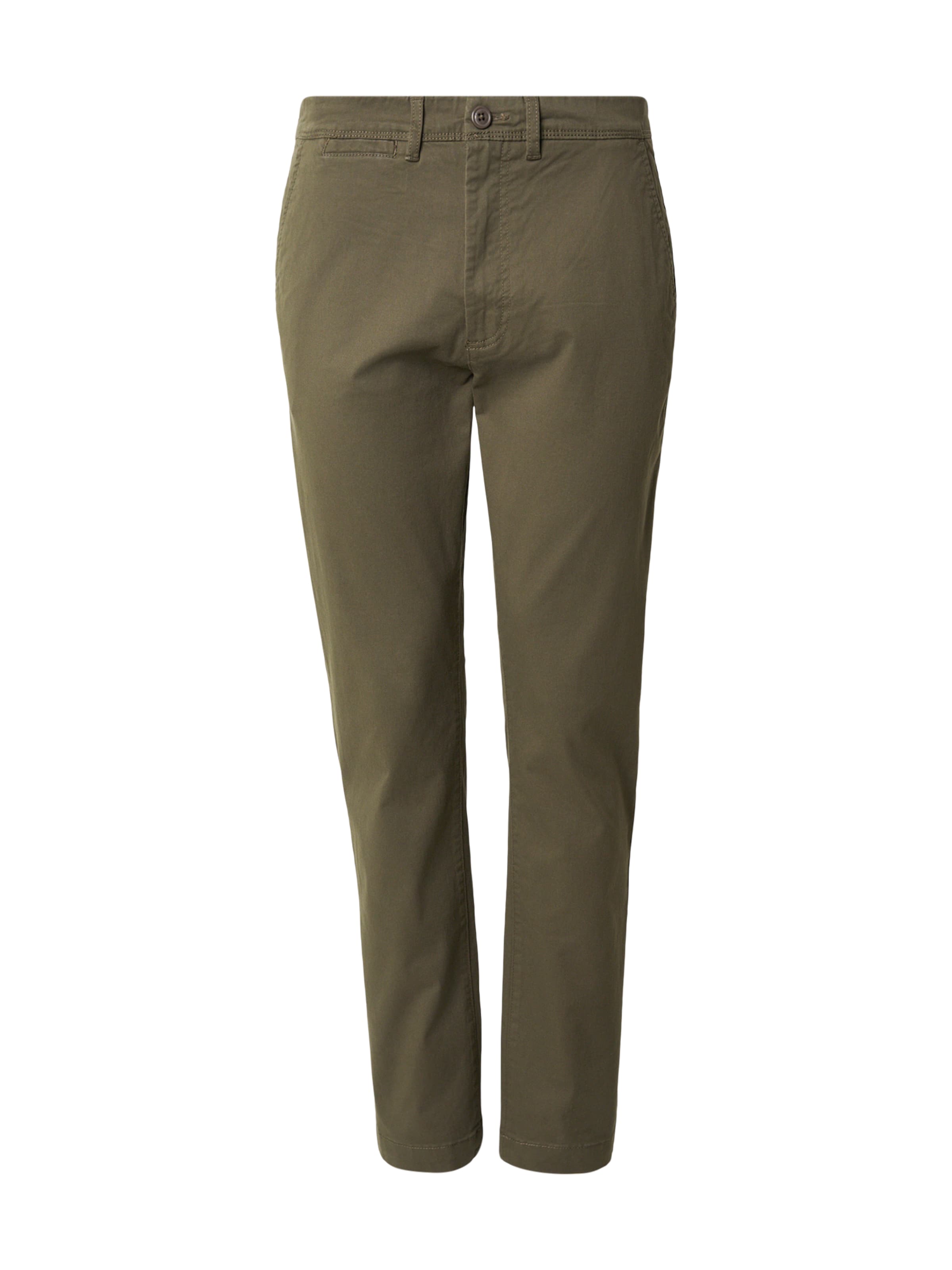 regular Pantaloni chino 'Daniel' di Kronstadt in verde: frontale