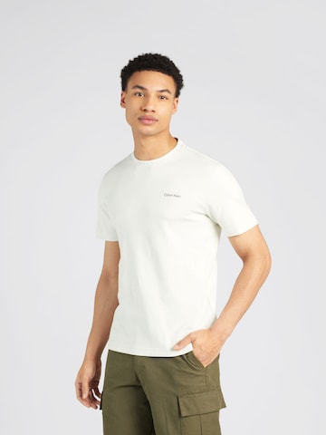 Calvin Klein قميص بلون بيج: الأمام