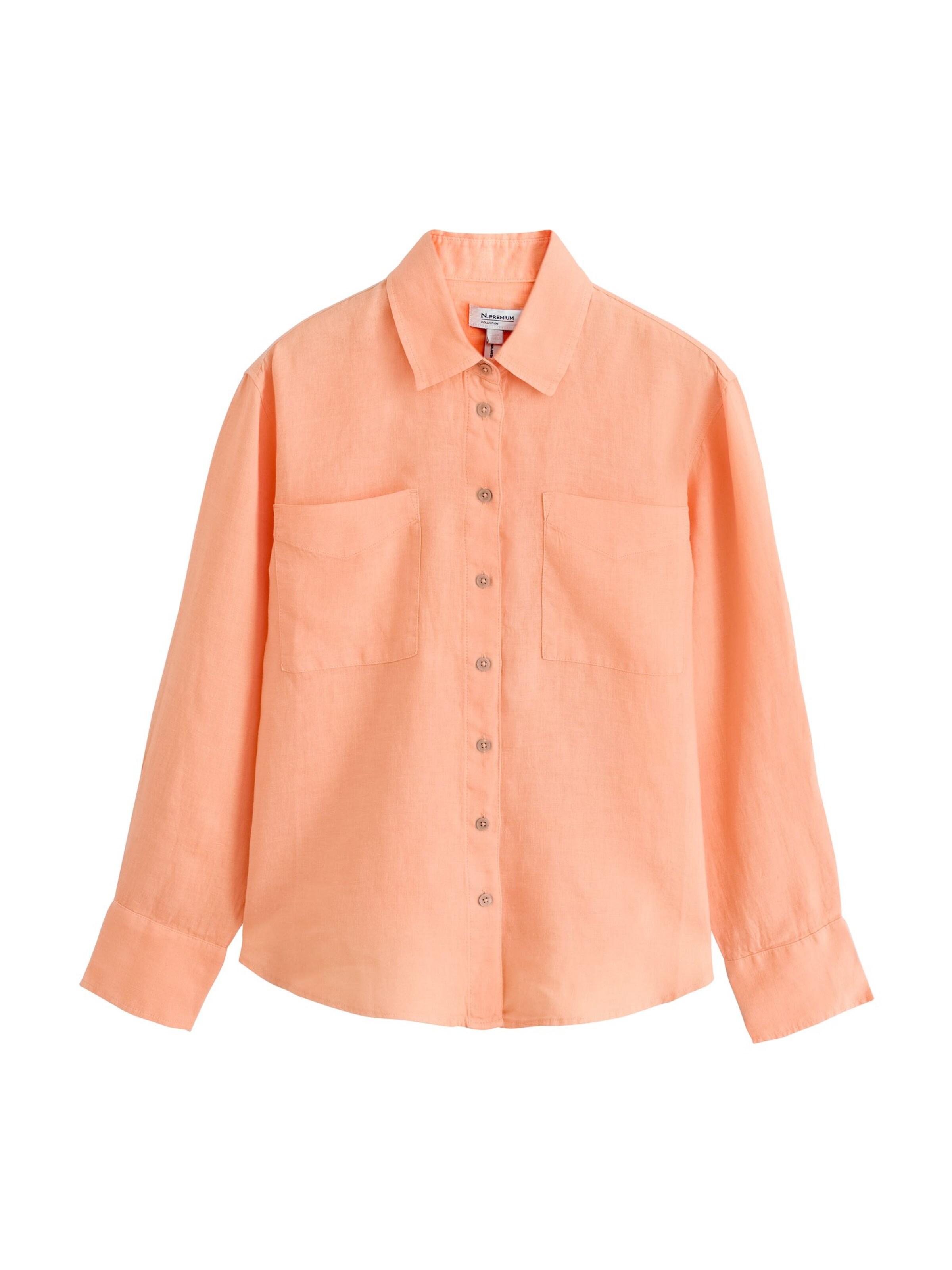 Next Bluse 'N. Premium' i XS i koral, Produktvisning