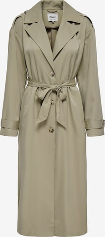 Manteau mi-saison 'Line' ONLY en argent : devant