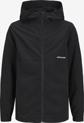 Jack & Jones Junior Performance Jacket in Black: front