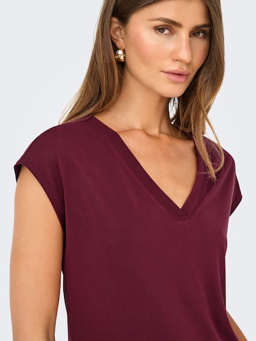 ONLY Shirt 'ONLFREE' in Red