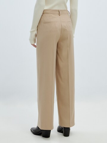 EDITED Wide leg Pantalon 'Zaida' in Beige