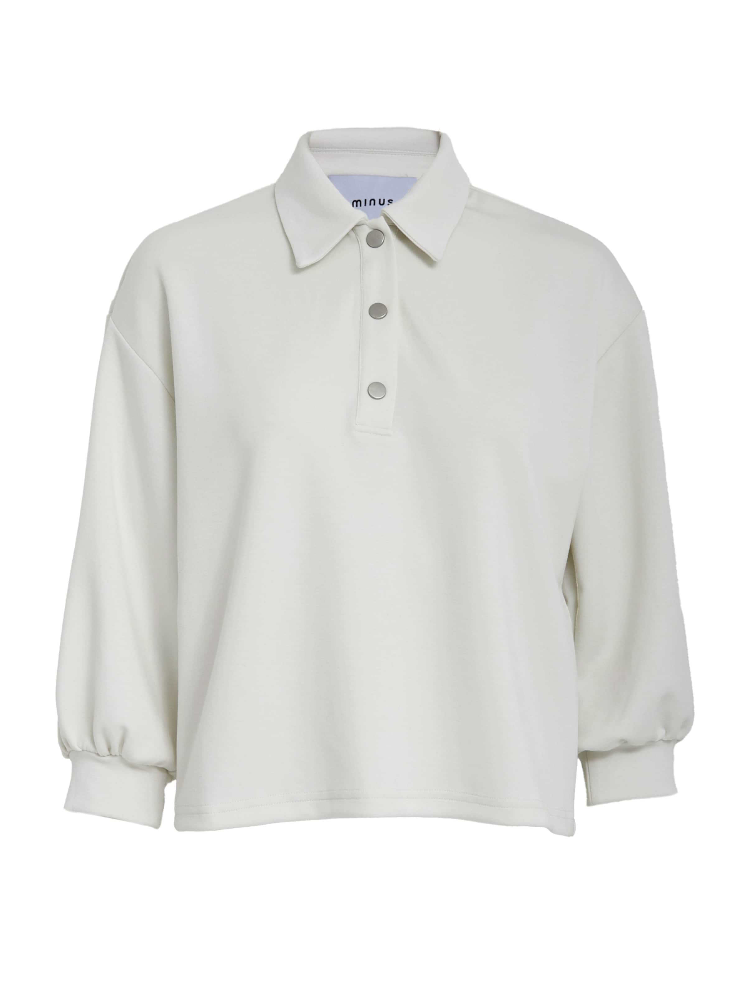 minus - Sweatshirt 'Esina' em branco