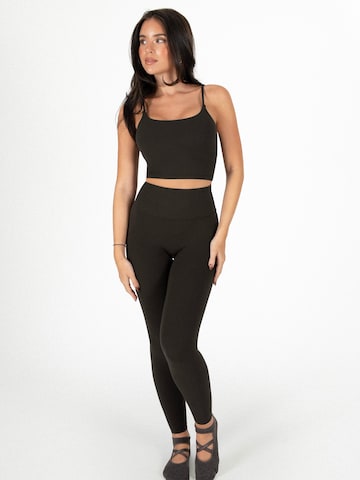 Antheia Bustier Sport bh 'Sports Bra Espresso' in Bruin