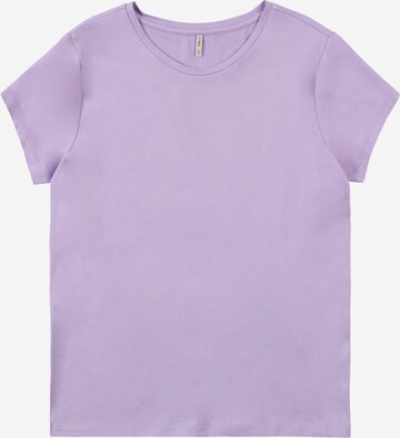 T-Shirt 'MOSTER' KIDS ONLY en violet : devant