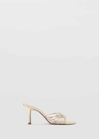 MANGO Sandals 'Pepyst' in Gold