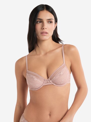 ETAM T-shirt Bra 'Aura' in Pink: front