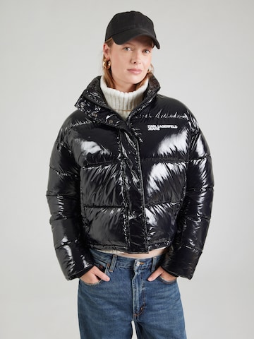 Veste d’hiver KARL LAGERFELD JEANS en noir : devant