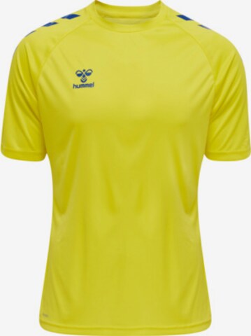 T-Shirt fonctionnel Hummel en jaune : devant