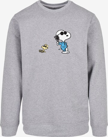 Merchcode Sweatshirt 'Peanuts Sunglasses V2' in Grau: predná strana