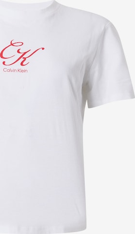 Calvin Klein Jeans Koszulka w kolorze biały: przód