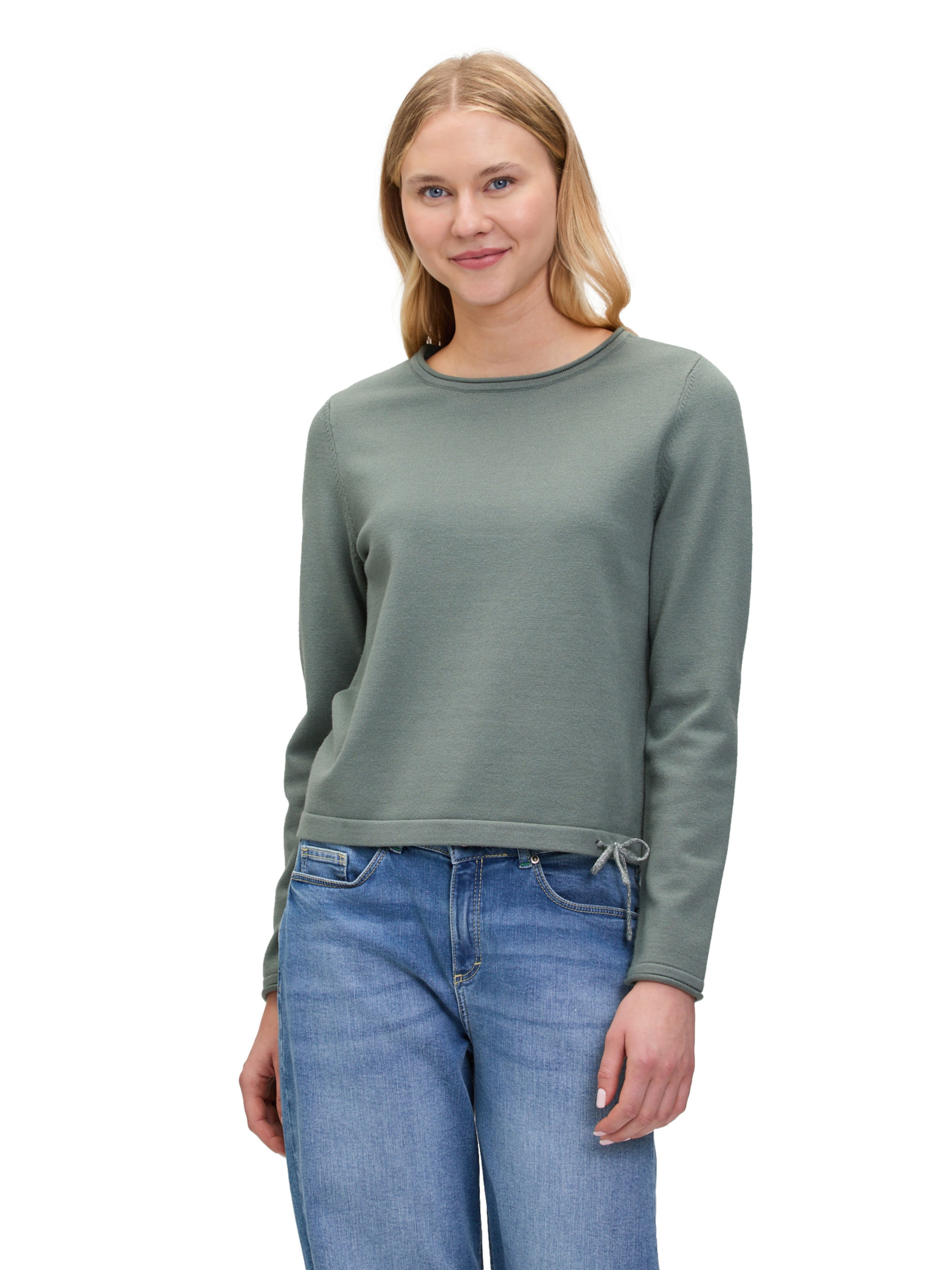 Cartoon Sweater in Grey: front