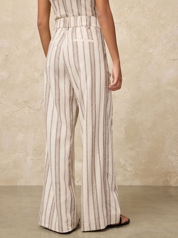 Next Wide Leg Hose in Beige