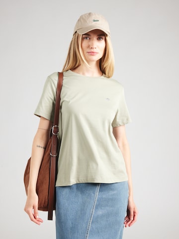 T-shirt GANT en vert : devant