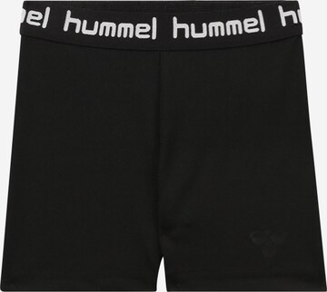 Hummel Skinny Παντελόνι φόρμας 'Tona' σε μαύρο: μπροστά