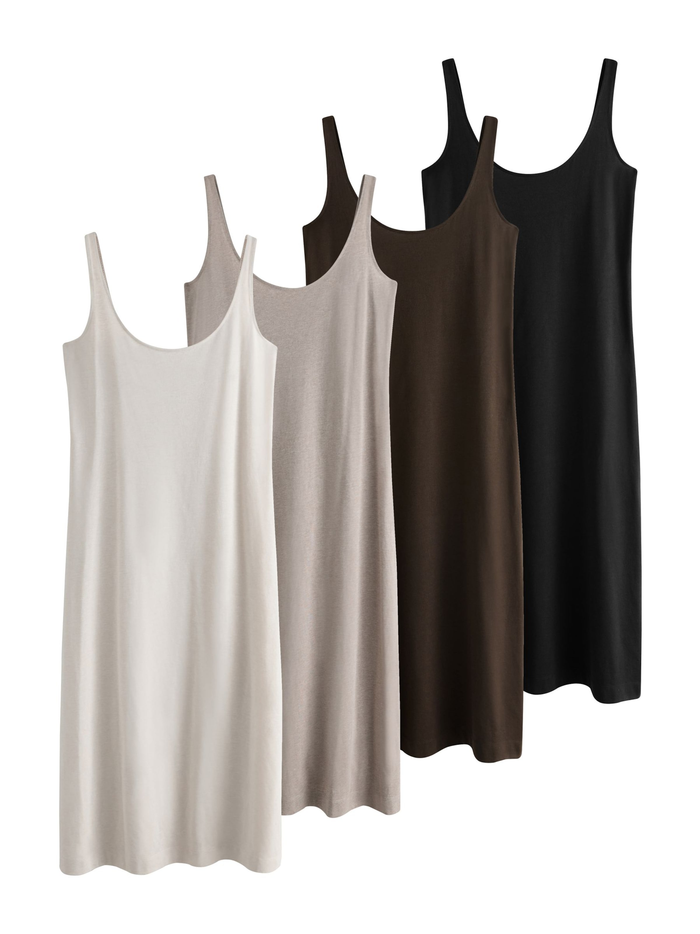 The Set Kjole 'Essentials' i brun: forside