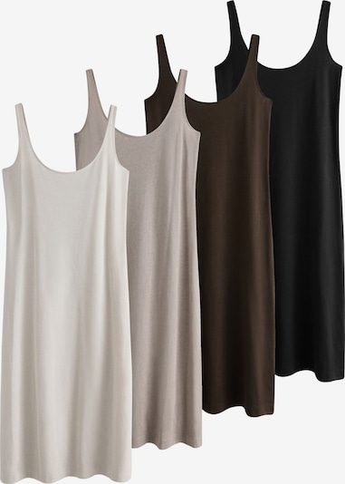 The Set Mekko 'Essentials' koossa 34 värissä suklaa / taupe / musta / helmenvalkoinen, Tuotenäkymä