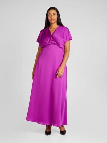 Robe de soirée SWING Curve en violet : devant