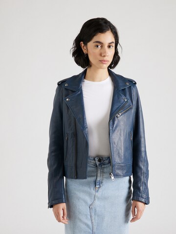 OAKWOOD Between-Season Jacket 'BOOGIE' in Blue: front