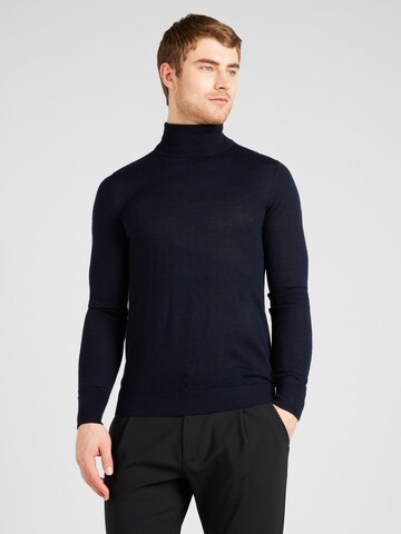 Bruun & Stengade Sweater 'Saturn' in Blue: front