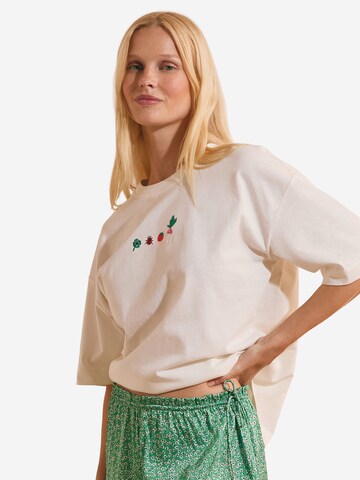 ETAM Slaapshirt 'Tilia' in Wit
