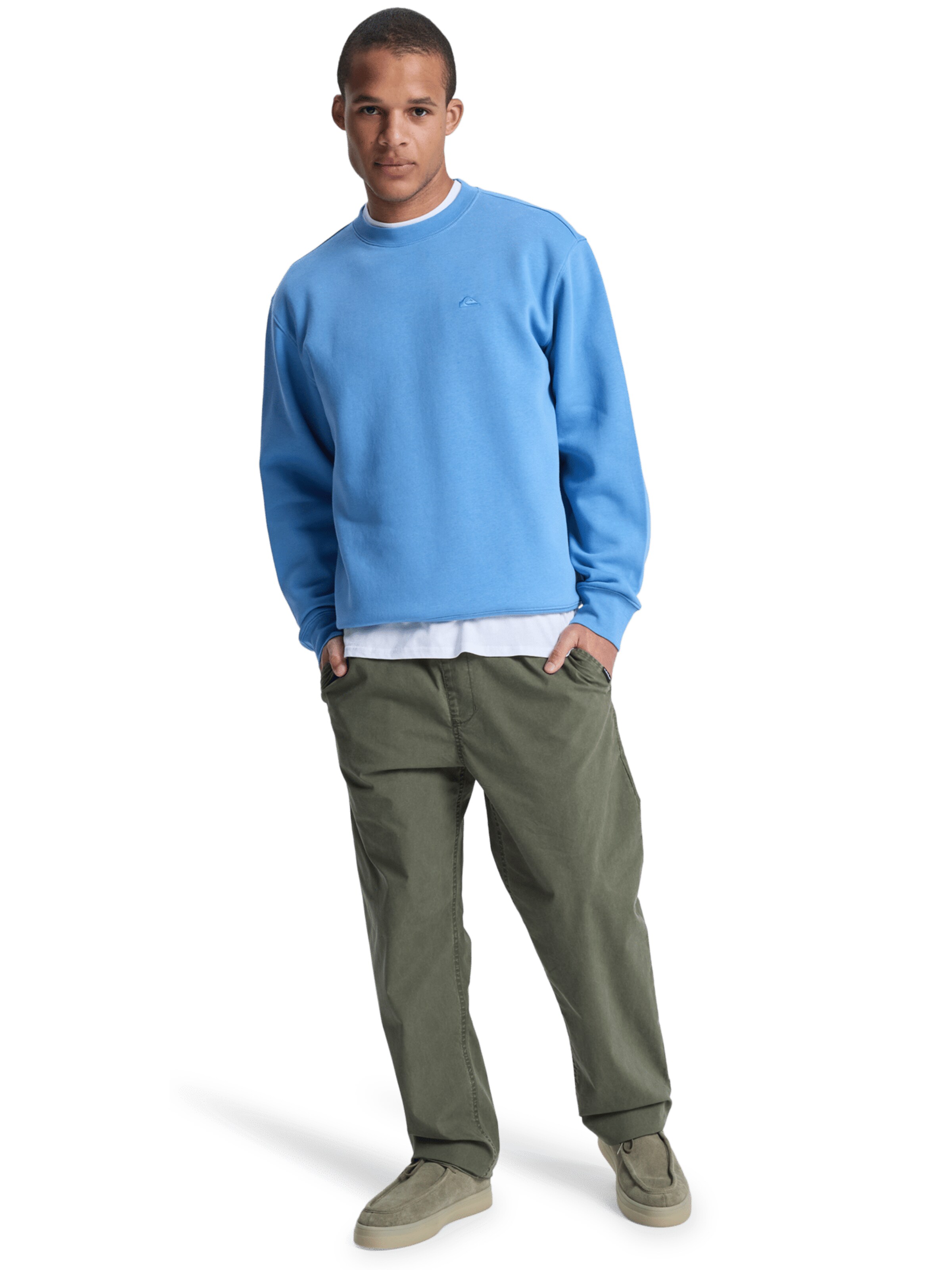QUIKSILVER Sweatshirt 'Salt Water' in Blue