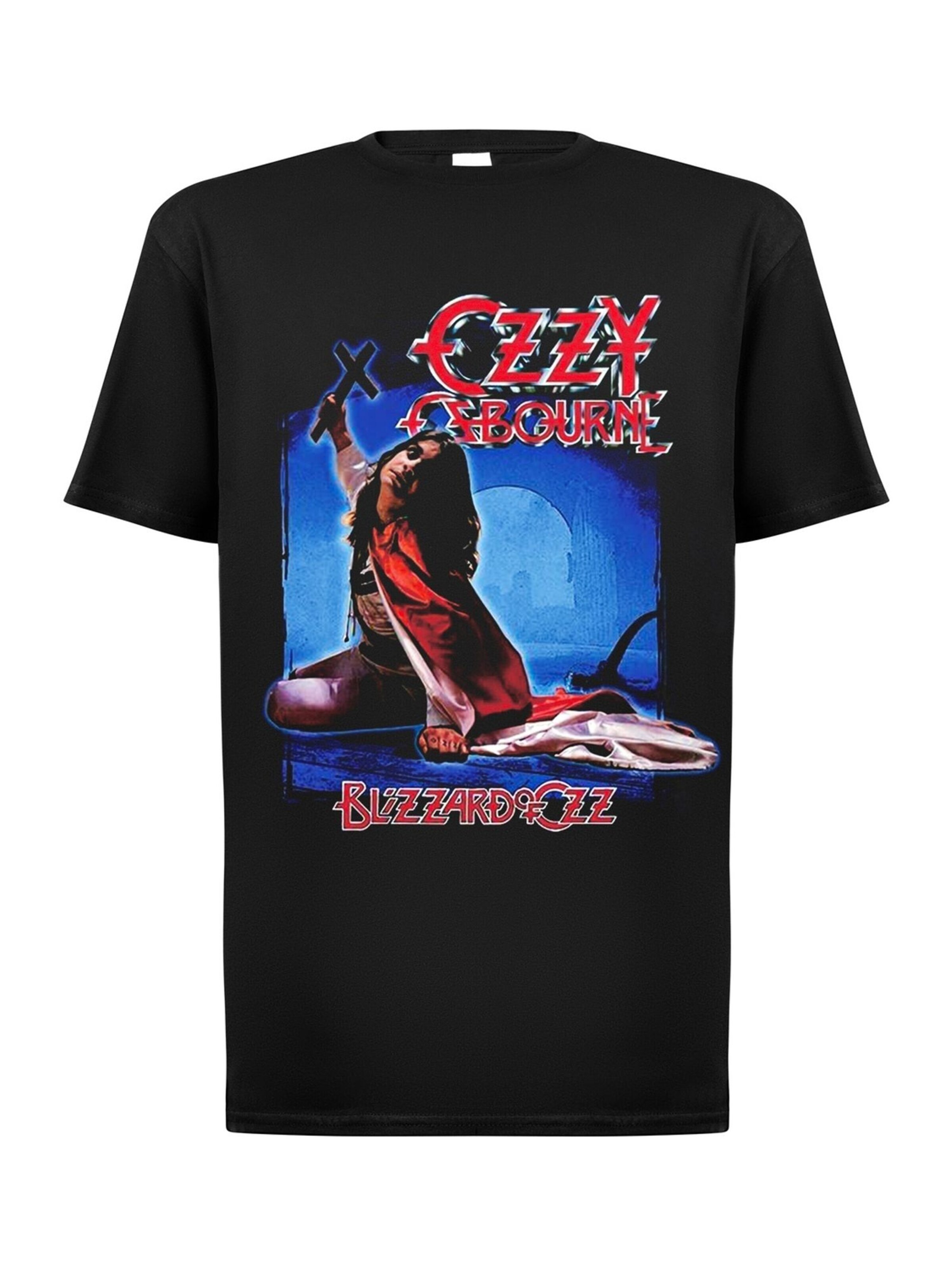 Rockshirts Shirt 'Ozzy Osbourne Blizzard of Ozz' in Black: front