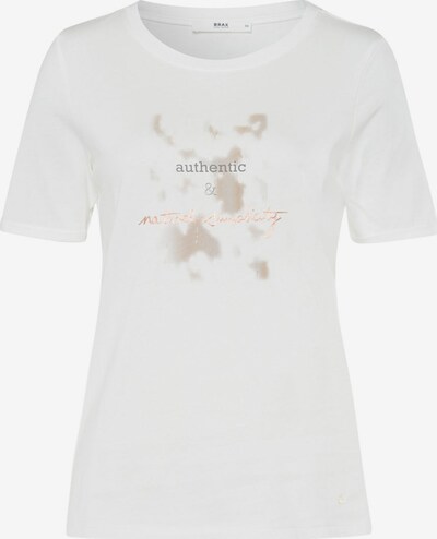 BRAX T-Shirt 'Cira' in greige / weiß, Produktansicht